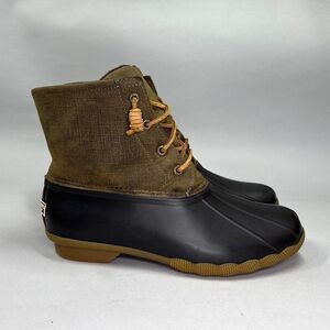 Sperry Women's Size 8.5 Saltwater‎ Waterproof Duck Boots